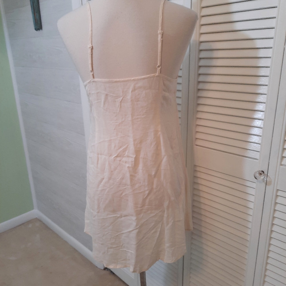 Free people lace ecru cream cotton 2 Pc dress sz 2 NWOT *Z - Picture 11 of 11